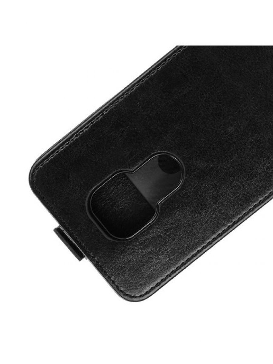 Brodef Flip вертикальный эко кожаный чехол книжка Motorola Moto G9 Play / Moto E7 plus черный