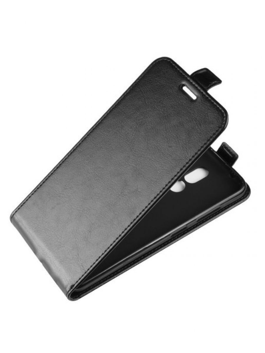 Brodef Flip вертикальный эко кожаный чехол книжка Nokia 3.2 Черный