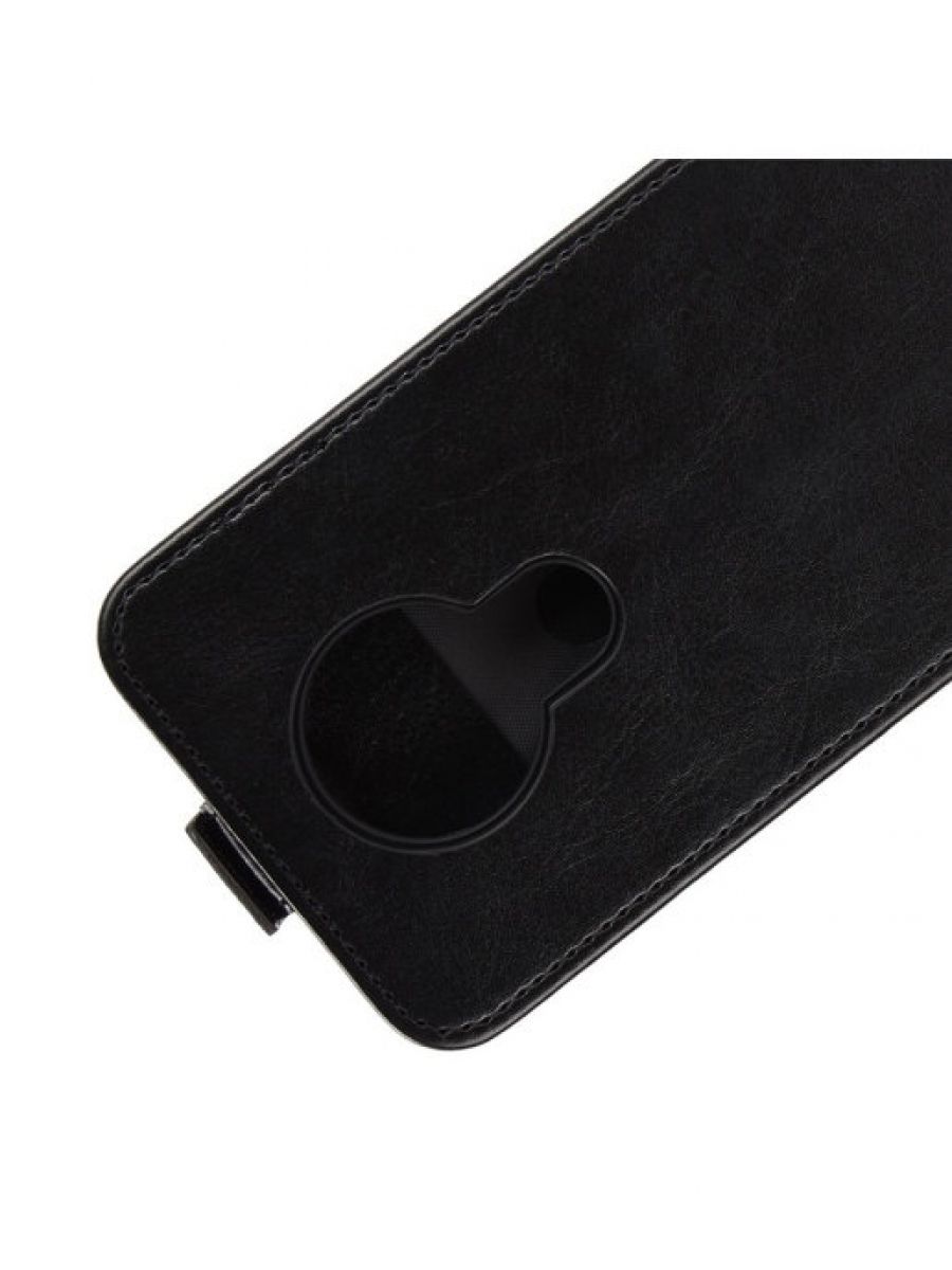 Brodef Flip вертикальный эко кожаный чехол книжка Nokia 3.4 черный