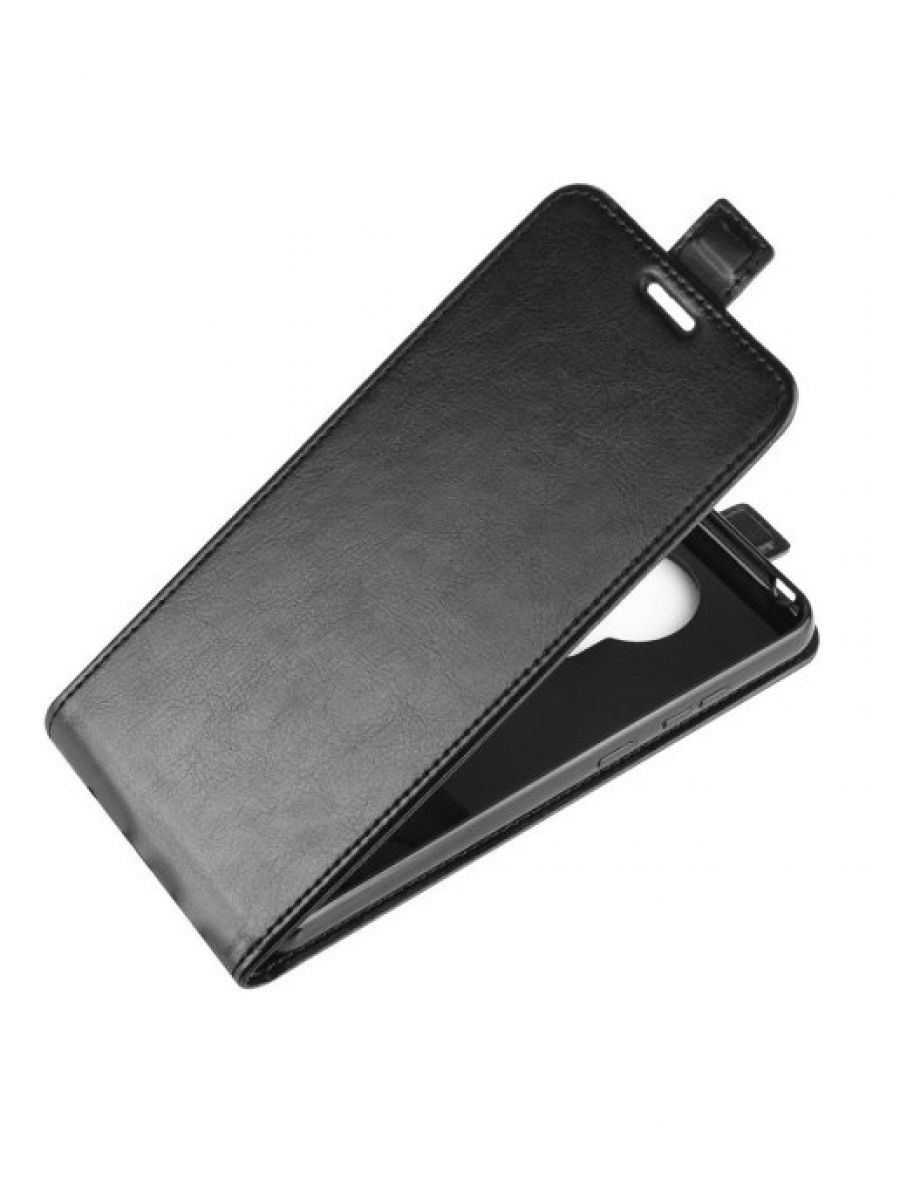 Brodef Flip вертикальный эко кожаный чехол книжка Nokia 5.3 черный