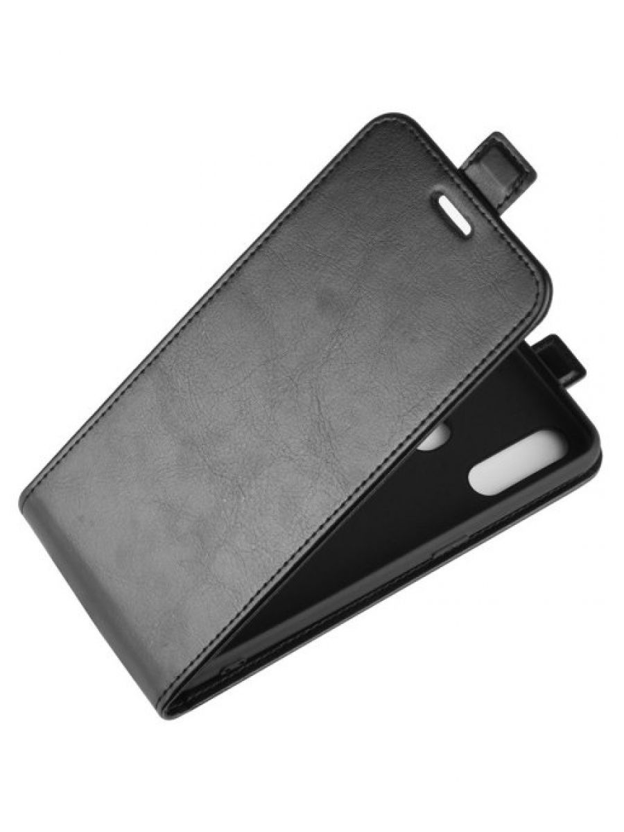 Brodef Flip вертикальный эко кожаный чехол книжка Oppo A31 (2020) / Oppo A8 черный
