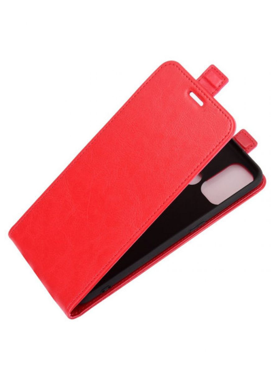 Brodef Flip вертикальный эко кожаный чехол книжка Oppo A53 2020/Oppo A32 2020 красный