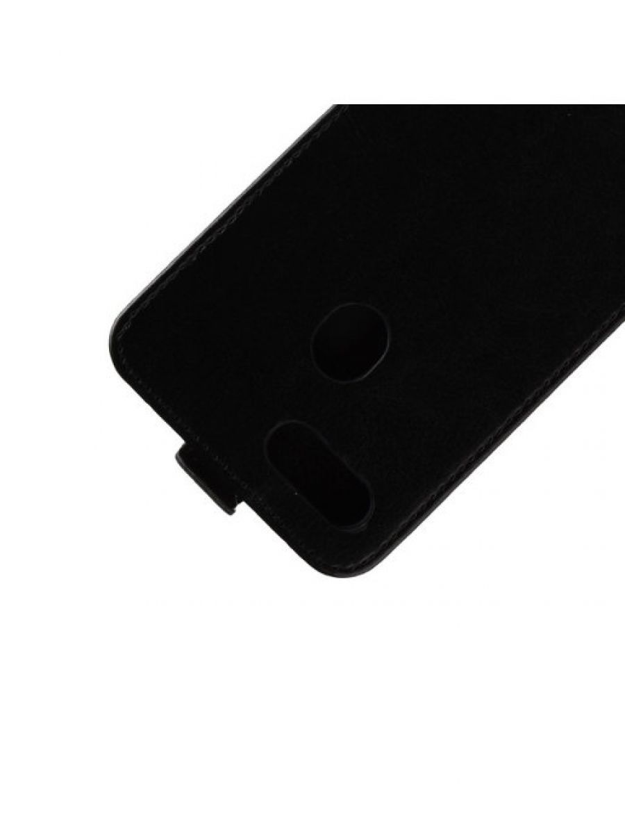 Brodef Flip вертикальный эко кожаный чехол книжка Oppo A7 / Oppo A12 черный