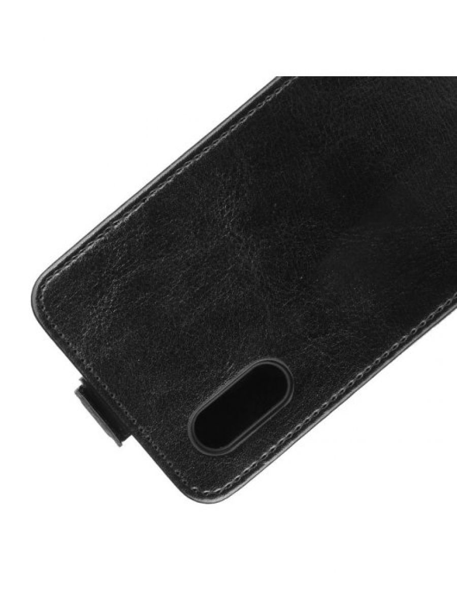 Brodef Flip вертикальный эко кожаный чехол книжка Samsung Galaxy M01 черный