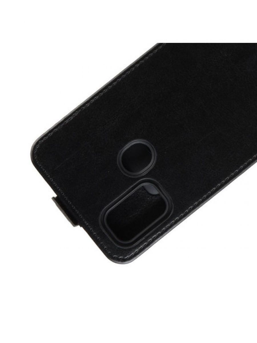 Brodef Flip вертикальный эко кожаный чехол книжка Samsung Galaxy M21 / Galaxy M30s черный