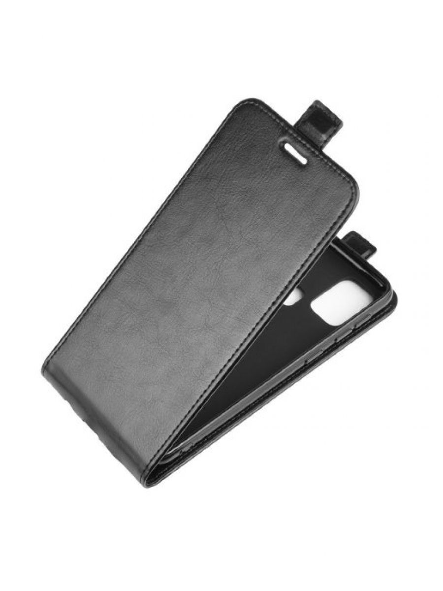 Brodef Flip вертикальный эко кожаный чехол книжка Samsung Galaxy M31 черный