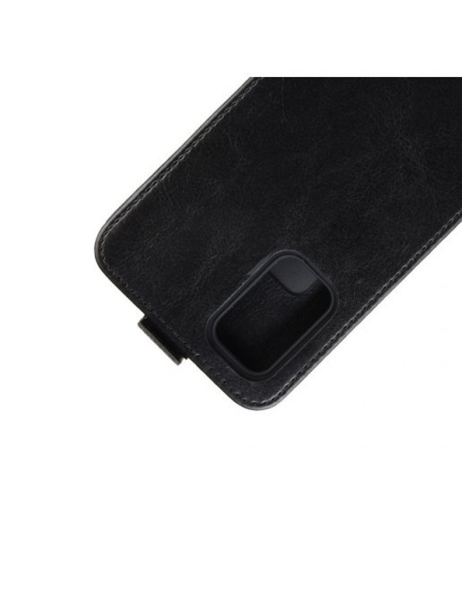 Brodef Flip вертикальный эко кожаный чехол книжка Samsung Galaxy S20 FE черный