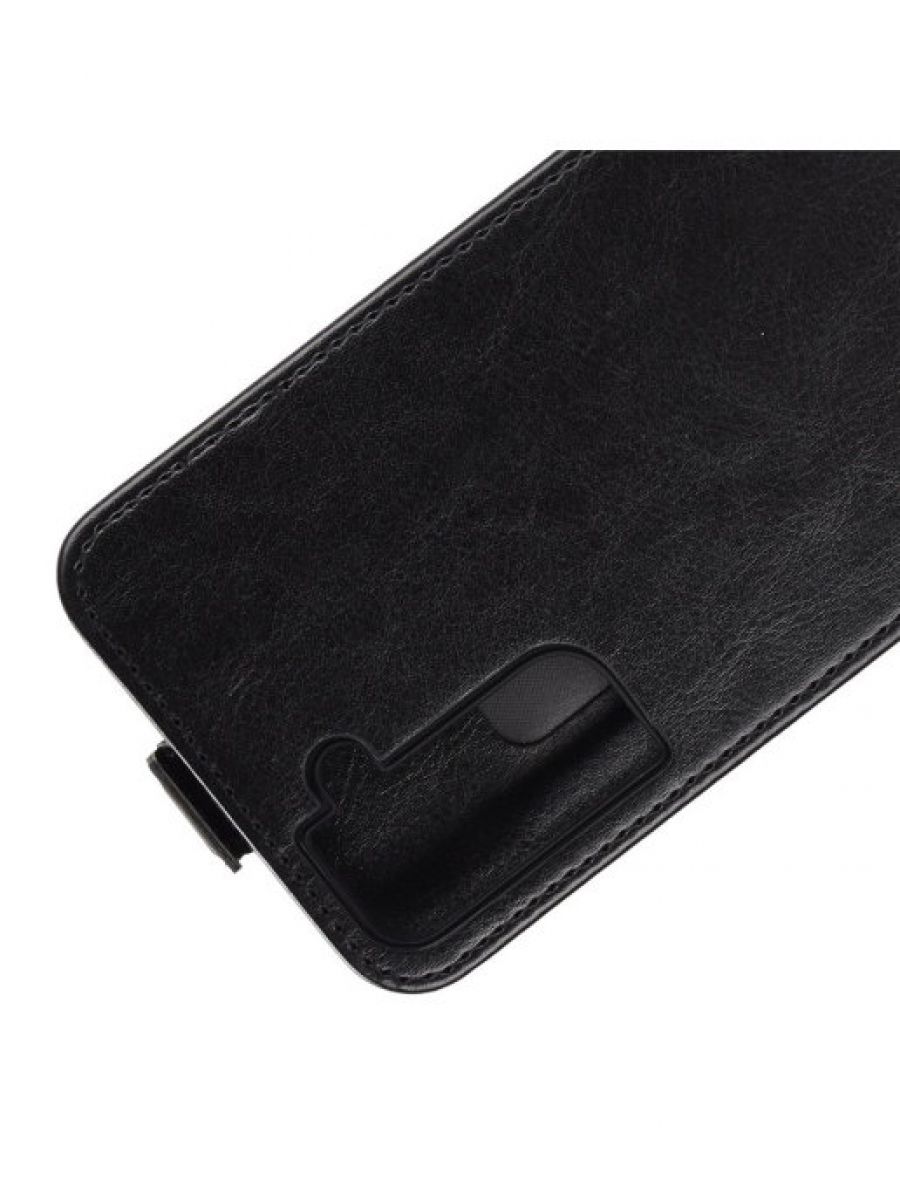 Brodef Flip вертикальный эко кожаный чехол книжка Samsung Galaxy S21 черный