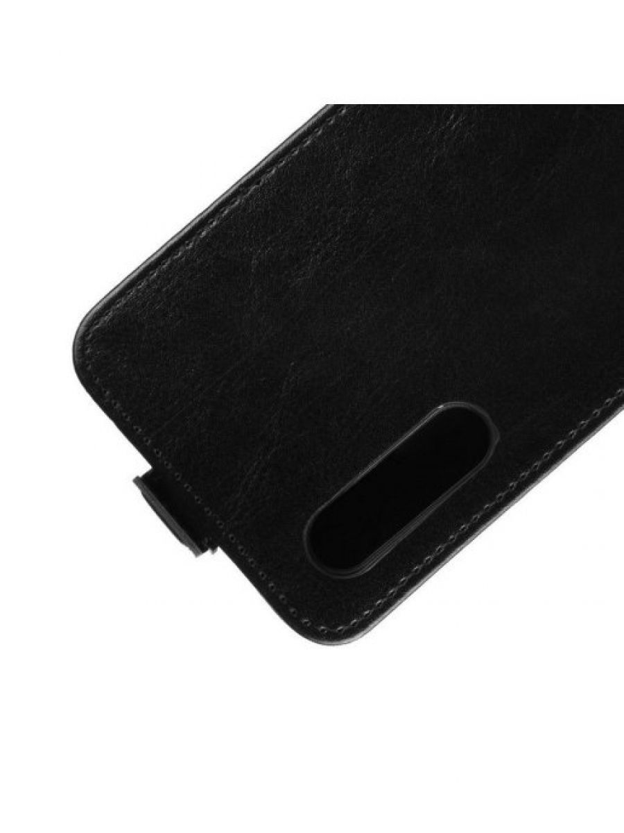 Brodef Flip вертикальный эко кожаный чехол книжка Xiaomi Mi 9 Lite Черный