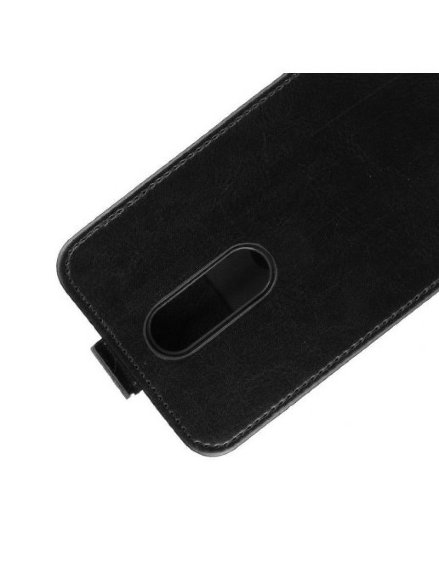 Brodef Flip вертикальный эко кожаный чехол книжка Xiaomi Redmi 8 Черный
