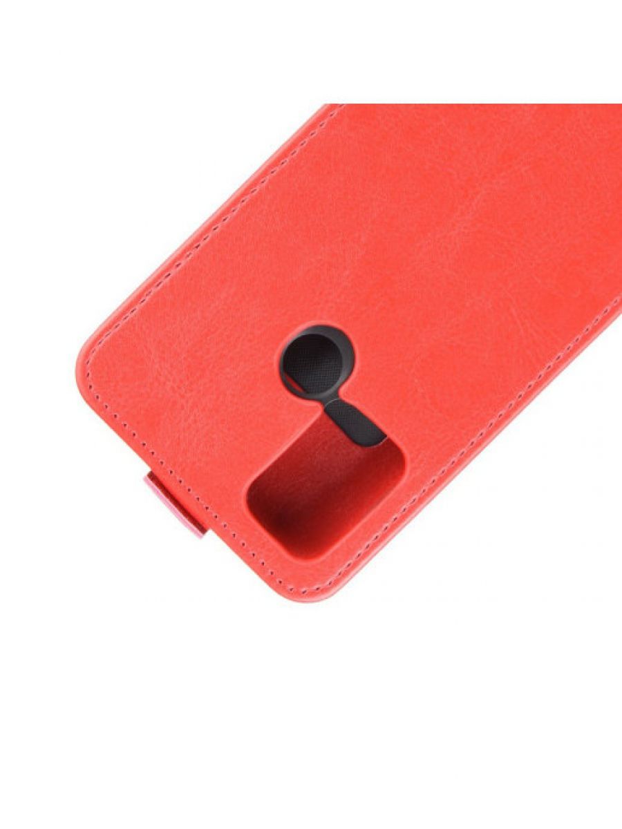 Brodef Flip вертикальный эко кожаный чехол книжка Xiaomi Redmi 9A красный