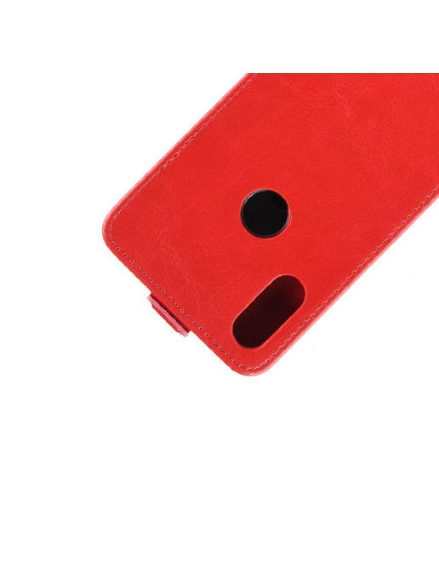 Brodef Flip вертикальный эко кожаный чехол книжка Xiaomi Redmi Note 7 / Redmi Note 7 Pro красный