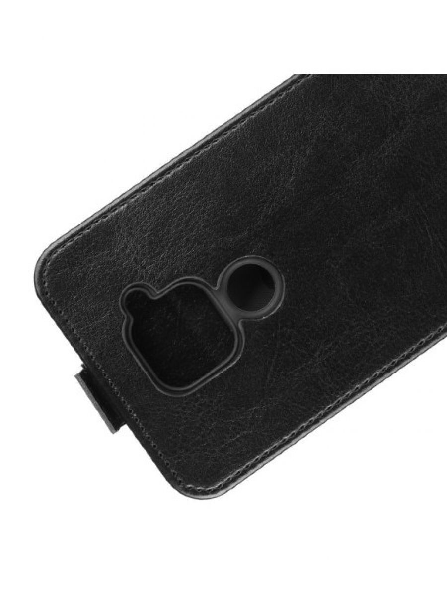 Brodef Flip вертикальный эко кожаный чехол книжка Xiaomi Redmi Note 9 черный