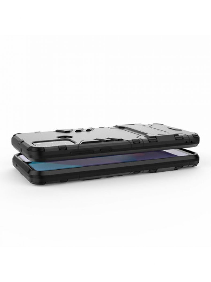 Brodef IRON Противоударный с подставкой чехол для Huawei Honor 9A черный