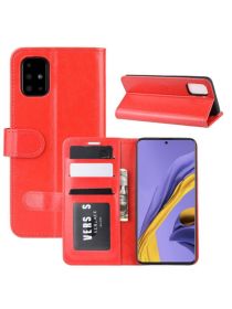 Retro Чехол книжка для Samsung Galaxy A51 Красный