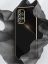 6D Силиконовый чехол бампер с защитой камеры на Samsung Galaxy A52 Черный