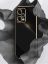 6D Силиконовый чехол бампер с защитой камеры на Xiaomi Poco X5 Черный