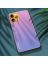 Brodef Gradation стеклянный чехол для iPhone 13 Pro Max Фиолетовый / Розовый