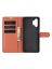 Brodef Wallet Чехол книжка кошелек для Samsung Galaxy A32 коричневый