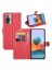 Brodef Wallet Чехол книжка кошелек для Xiaomi Redmi Note 10 Pro красный