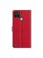 Brodef Retro вертикальный эко кожаный чехол книжка Realme C21Y Красный