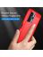 Brodef Carbon Силиконовый чехол для Realme 9 Pro Красный