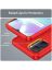 Brodef Carbon Силиконовый чехол для Realme C33 / C30 Красный