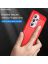 Brodef Carbon Силиконовый чехол для Samsung Galaxy A33 Красный