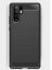 Brodef Carbon Силиконовый чехол для Huawei P30 Pro Черный