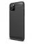 Brodef Carbon Силиконовый чехол для iPhone 11 Pro Max Черный
