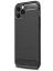 Brodef Carbon Силиконовый чехол для iPhone 12 Pro Max черный