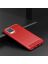 Brodef Carbon Силиконовый чехол для Realme 8 Pro / Realme 8 Красный