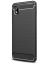 Brodef Carbon Силиконовый чехол для Samsung Galaxy A01 Core черный