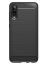 Brodef Carbon Силиконовый чехол для Samsung Galaxy A70 Черный