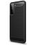 Brodef Carbon Силиконовый чехол для Samsung Galaxy S21+ / S21 Plus черный