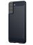 Brodef Carbon Силиконовый чехол для Samsung Galaxy S21+ / S21 Plus синий