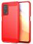 Brodef Carbon Силиконовый чехол для Xiaomi Mi 10T красный