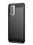 Brodef Carbon Силиконовый чехол для Xiaomi Poco F3 Черный