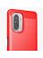 Brodef Carbon Силиконовый чехол для Xiaomi Poco F3 Красный