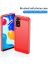 Brodef Carbon Силиконовый чехол для Xiaomi Redmi Note 11 / 11S Красный