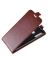 Brodef Flip вертикальный эко кожаный чехол книжка Huawei Honor 10i / Honor 20e коричневый