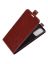 Brodef Flip вертикальный эко кожаный чехол книжка Huawei Honor 10X lite коричневый