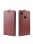 Brodef Flip вертикальный эко кожаный чехол книжка Huawei Honor 9X коричневый