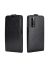 Brodef Flip вертикальный эко кожаный чехол книжка Huawei P Smart 2021 черный