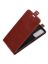 Brodef Flip вертикальный эко кожаный чехол книжка Huawei P Smart 2021 коричневый