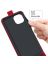 Brodef Flip вертикальный эко кожаный чехол книжка iPhone 13 mini Красный