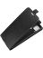 Brodef Flip вертикальный эко кожаный чехол книжка Realme C15 черный