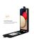 Brodef Flip вертикальный эко кожаный чехол книжка Samsung Galaxy A03s Черный