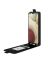 Brodef Flip вертикальный эко кожаный чехол книжка Samsung Galaxy A22 Черный