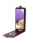 Brodef Flip вертикальный эко кожаный чехол книжка Samsung Galaxy A53 Коричневый